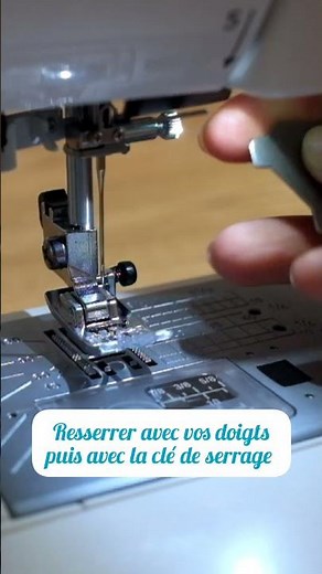 Changer l'aiguille sur la JANOME 9077