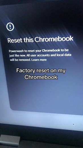 How to Factory Reset a School Chromebook