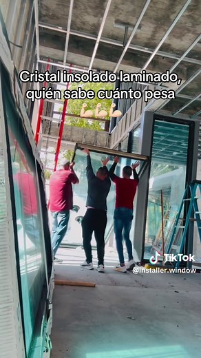 Instalación de cristales de impacto #insolados-#laminados Los más pesados