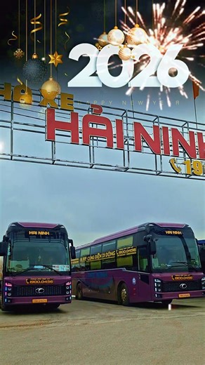 Năm 2025 đang dần khép lại bằng những những chuyến xe cuối cùng đưa Quý Bà con, Quý khách về quê Ăn Tết. 🏠 NHÀ XE HẢI NINH Trân trọng gửi tới Quý khách hàng, Quý bà con lời cảm ơn sâu sắc nhất đã tin tưởng sử dụng dịch vụ Nhà xe. Trong quá trình phục vụ còn thiếu sót nhiều điều. Rất mong Quý khách hàng thấu hiểu và thông cảm cho Nhà xe. Nhà xe sẽ cải thiện dịch vụ tốt nhất trong thời gian tới. 🎀 Nhân dịp Năm mới, Xuân về Nhà xe kính chúc tất cả các Quý khách, ACE, CBCNV cùng gia đình 1 năm mới