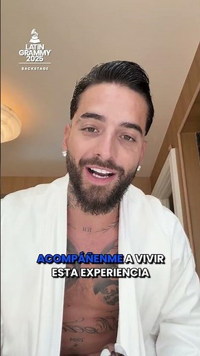 Maluma is getting ready for the big night of the #LatinGRAMMYs