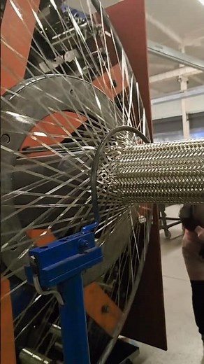 ​Metal Wire Braiding Machine in Action: Making Flexible Hoses
