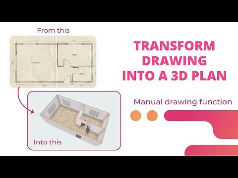Transorm your floor plan from image into a 3D in 4 minutes - Home Planner tutorial