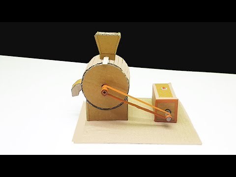 How To Make Mini Flour mill with cardboard In Your Home DIY Mini Flour mill Machine