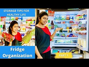 FRIDGE organization in TAMIL | Fridge organization Healthy Storage Ideas Tips Trick | USA Tamil vlog