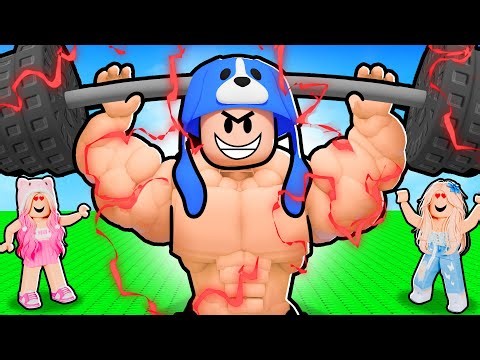 I Became a BODY BUILDER To RIZZ GIRLS in Roblox Gym Training Simulator...