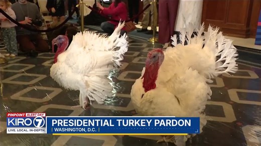 VIDEO: Presidential turkey pardon