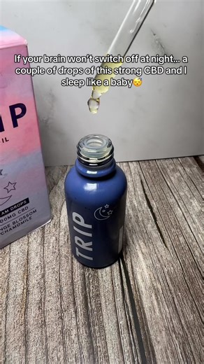 If your brain won’t switch off at night… a couple of drops of this strong CBD and I sleep like a baby😴 #cbdoil #cbdoils #cbd #cbddrops #dreamdrops