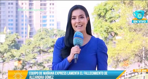 Quién era Alejandra Gómez, la conductora de TV que murió el día de su cumpleaños