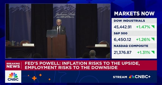 Watch Fed Chair Jerome Powell's full policy speech at Jackson Hole