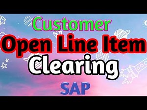 How to Customer Open Line Item Clearing | Knocking Off | SAP | SAP Course | clearing customer | MBA