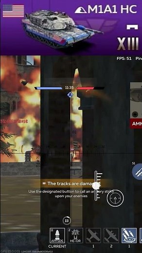 M1A1 HC 🇺🇸💥 | War Thunder Mobile