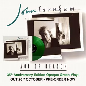 35th Anniversary Edition Vinyl available for pre-order! https://johnfarnham.lnk.to/AOR35MR | John Farnham