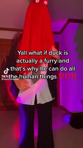 New theory #dhmis #furry #furryvore #redguy #dhmis #duck (creds to the person in the background)