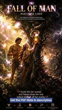 The Story of Adam & Eve in Paradise Lost 😳 | Milton Explained #shorts #literature #viral