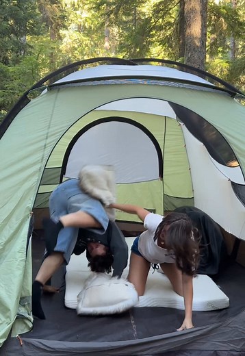 Camping Adventures: Best Friends in the Wilderness