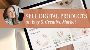 Sell digital products on marketplaces like Etsy & Creative Market