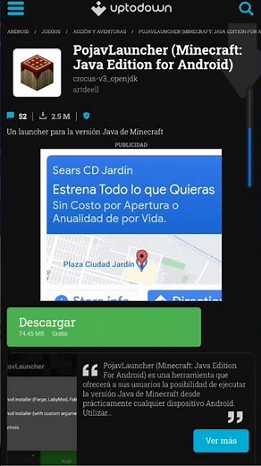 Tutorial de como descargar pojavlauncher Minecraft Java