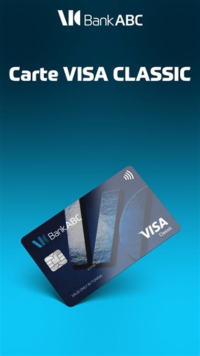 💳 Carte VISA CLASSIC – L’essentiel au quotidien ! Profitez de plafonds adaptés, d’une assistance gratuite et d’une sécurité maximale pour vos paiements et retraits. 📞 Service Client disponible 24h/24 et 7j/7 : 216 70 29 22 22 #BankABC #VisaClassic #Banque #PaiementsSécurisés #Assistance #Tunisie | Bank ABC Tunisia