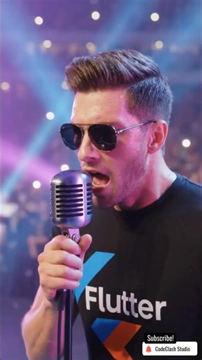 Flutter Rap Song App Developer Concert Vibes #coding #flutter