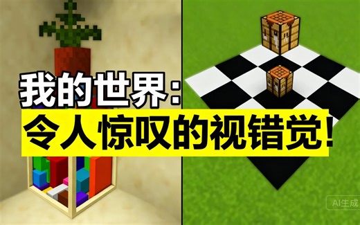 [中配]我的世界：令人惊叹的视错觉！ - Skip the Tutorial