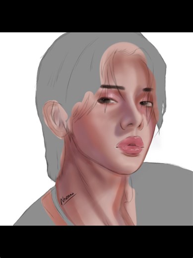 watch till the end to see it i was drawing a txt member (yeonjun) before i realized my reference was a drawing. All love to this artist ♡ #fyp #artstudy #txt #fanart #kpopfanart #tommorowxtogether #yeonjun #yeonjun_txt