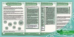 How To Respond to Whining