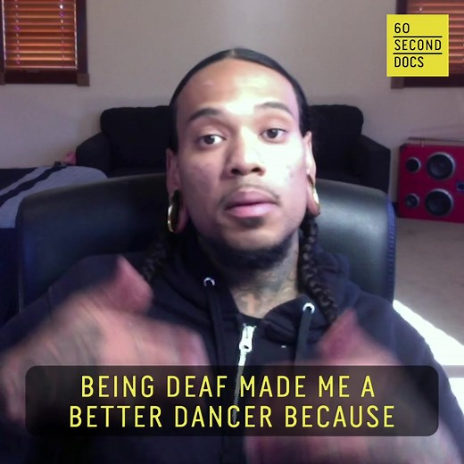 56K views · 2K reactions | He dances without sound #deaf #dance #talent #professional #reelsvideo | 60 Second Docs Presents | Facebook