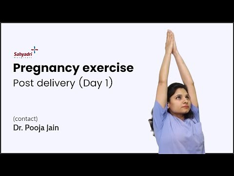 Pregnancy exercises:Post delivery/ post operative Day 1