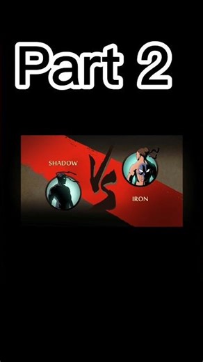 Shadow vs Iron 🧇 Dangerous fight 💪 🤜 part 2 |#shorts #offlinegames #shadow #gaming