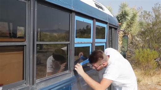 He painted an entire school bus - then this happened