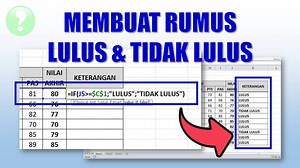 15 reactions | Di video ini kita akan belajar membuat rumus Lulus dan...