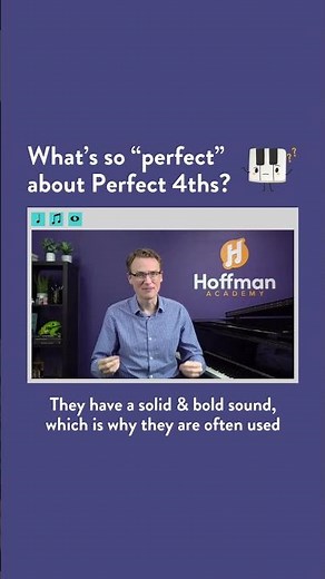 What is a perfect 4th in piano?