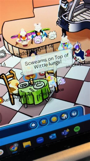 oh jeez the pookies are back and they’re ordering Elmo pizza … #clubpenguinjourney #clubpenguin #cpj