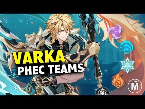 How versatile is Varka C2 ? Pyro Hydro Electro Cryo.. DPS Comparison - Luna V Genshin Impact