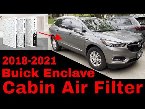 Buick Enclave Cabin Air Filter Replacement (2018-2021)