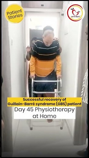 Successful recovery of Guillain-Barré syndrome Patient #GBS #Paralysis