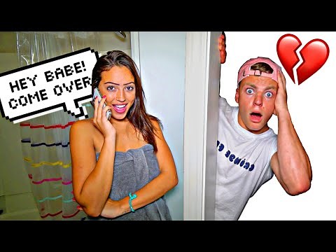 I SNUCK INTO MY GIRLFRIENDS HOUSE FOR 24 HOURS! *WHO IS HE*