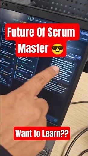 Future of the Scrum Master Role I Are your AGILE GURU's actually teaching practical AI skills?