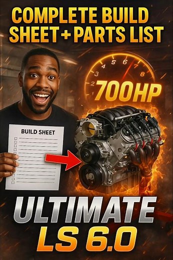 “The ULTIMATE LS 6.0 Build — 700HP Street & Strip Monster! 💪🔥 (Complete Parts Breakdown)”