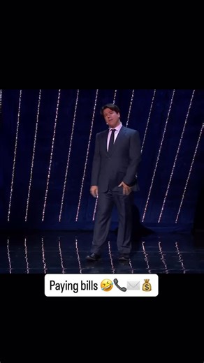 Michael McIntyre | Paying bills 🤣📞✉️💰 #michaelmcintyre #comedy #standupcomedy | Instagram