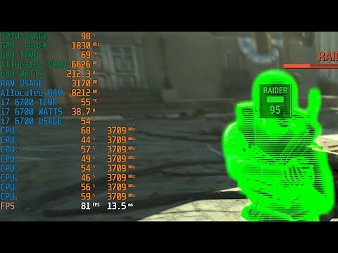 Fallout 4: RTX 3070 4K Ultra settings