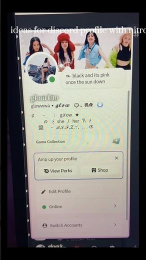 Ideas for discord profile with nitro