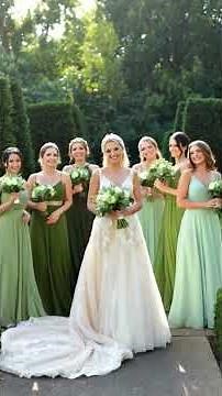 The Ultimate Sage Green Bridesmaid Garden Wedding Everyone is Choosing This Year Part 1#weddings