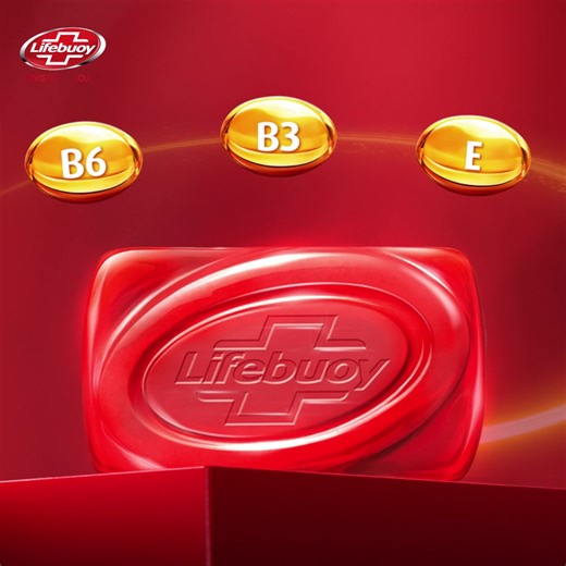 Take your hygiene to the next level with NEW Lifebuoy with Multivitamins. Now enriched with Vitamins B6, B3 and E to protect and help maintain healthy skin. ​ ​ Get 100% Stronger Germ Protection* and try New Lifebuoy today! https://bit.ly/4bGE45p | Lifebuoy