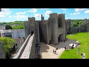 Pembroke Castle, Pembroke, Pembrokeshire, Wales, 2022
