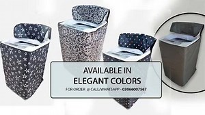 69K views · 469 reactions | اپنی مہنگی واشنگ مشین کو پانی، دھوپ اورمٹی سے محفوظ کریں! ہر قسم کی واشنگ مشین کے واٹرپروف کور پرکشش رنگوں میں انتہای مناسب قیمت /Rs.1550 پردستیاب ہیں-ابھی آن لائن آرڈر کریں.https://bit.ly/38rWINi Need Help Whatsapp/SMS/call at 0306-6007567 OR ✔ Inbox Us(m.me/LadiesShop.pk | Ladies Shop | Facebook