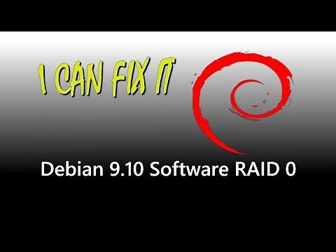 Debian 9.1.0 - RAID 0