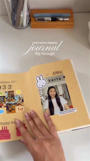 karla’s creative space ˙ᵕ˙ | I think I collected a lot of junk last year. This year, I’m excited to collect more memories in photos instead, for my daily journal. As... | Instagram