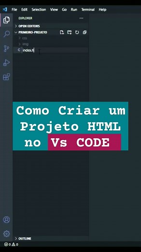 How to Create an HTML Project in VS CODE